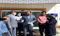 بازدید فرماندار شهرستان رضوانشهر از بیمارستان شهدای رضوانشهر 